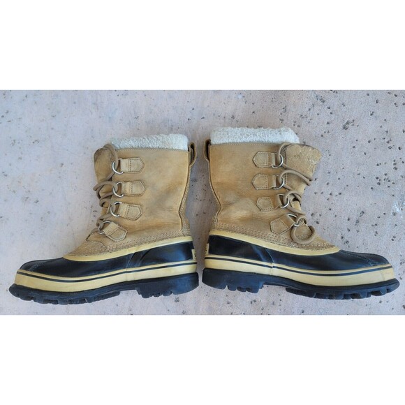 SOREL Womens CARIBOU Waterproof Winter Snow Boot NL1005-280 Size US 6 Fur Lined - Picture 6 of 12